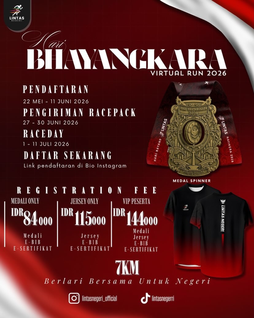 Hari Bhayangkara Virtual Run 2026